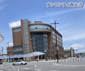 サンワシティ西大寺に三井住友ATMに病院・薬局などのshopがあります